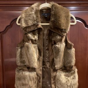 Rachel Zoë Faux Fur Vest